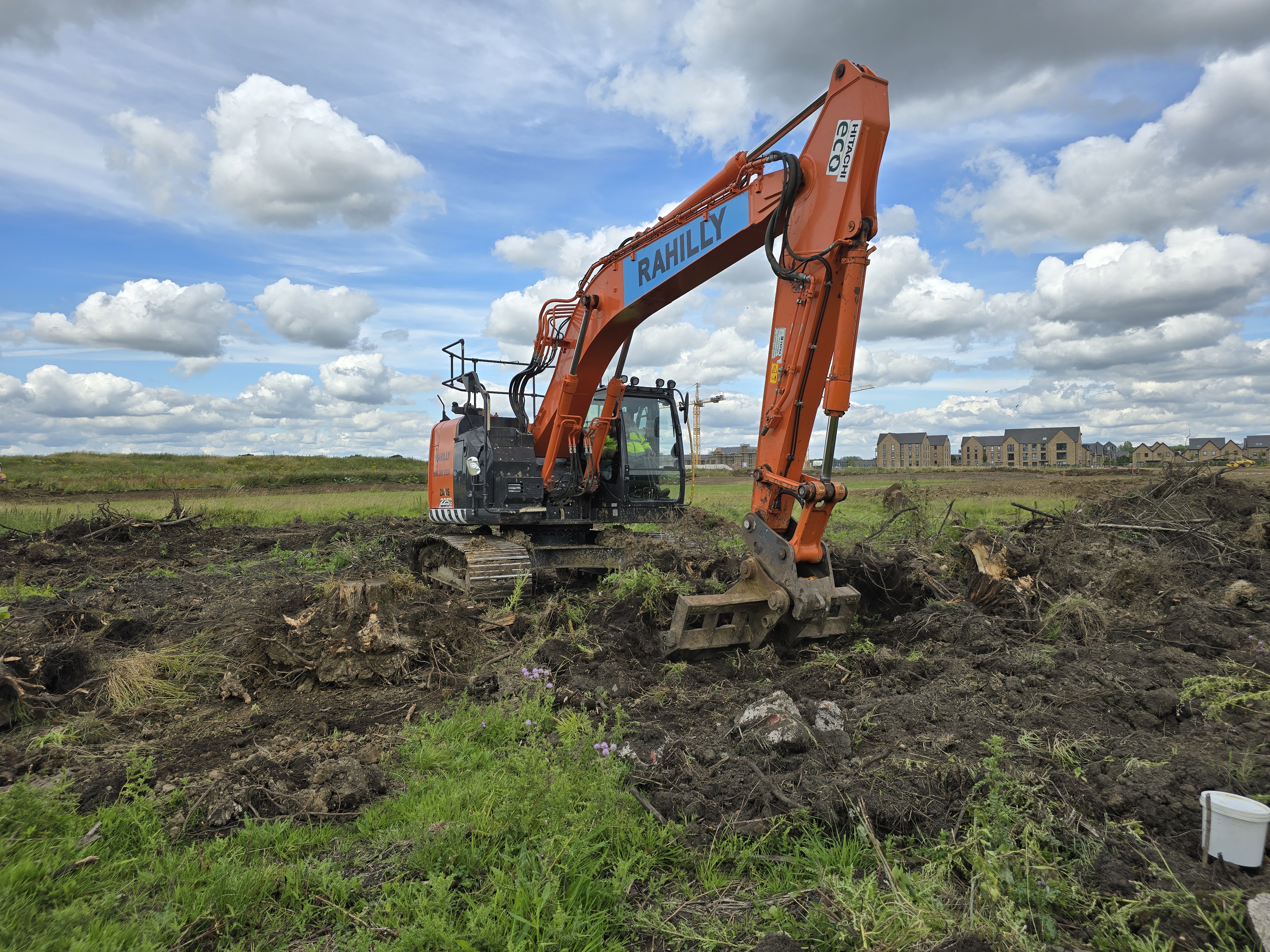 riddling bucket dealing with concrete